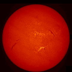 Image of Sun's chromosphere