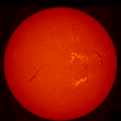 Image of Sun's chromosphere