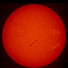 Image of Sun's chromosphere