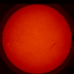 Image of Sun's chromosphere