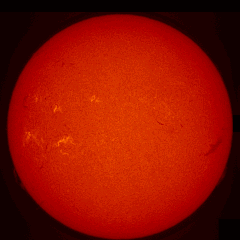 Image of Sun's chromosphere