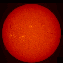 Image of Sun's chromosphere