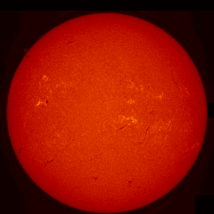 Image of Sun's chromosphere