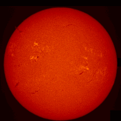 Image of Sun's chromosphere