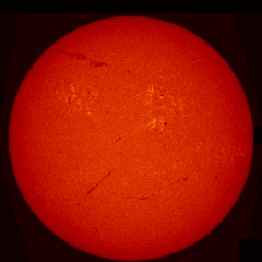 Image of Sun's chromosphere