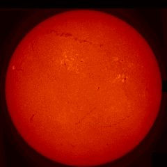 Image of Sun's chromosphere