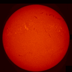 Image of Sun's chromosphere