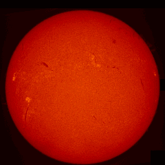 Image of Sun's chromosphere