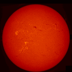 Image of Sun's chromosphere