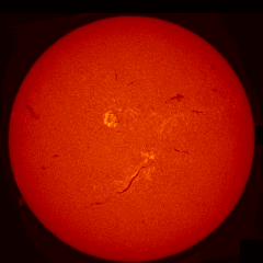 Image of Sun's chromosphere