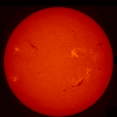 Image of Sun's chromosphere