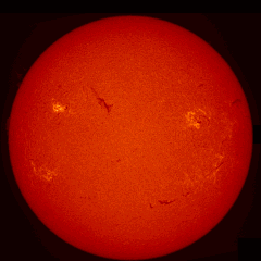 Image of Sun's chromosphere