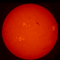 Image of Sun's chromosphere