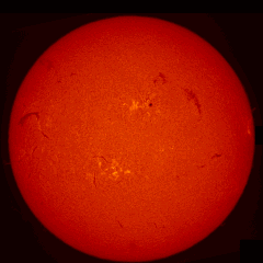 Image of Sun's chromosphere