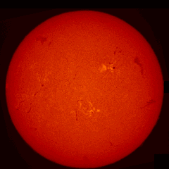 Image of Sun's chromosphere