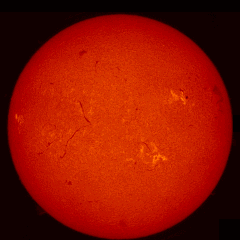 Image of Sun's chromosphere