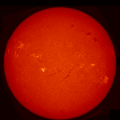 Image of Sun's chromosphere