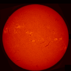 Image of Sun's chromosphere