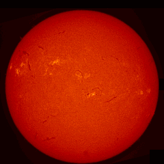 Image of Sun's chromosphere