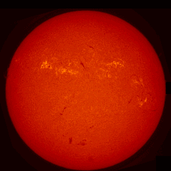 Image of Sun's chromosphere