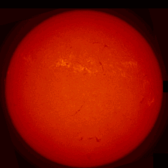 Image of Sun's chromosphere