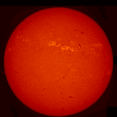 Image of Sun's chromosphere