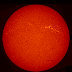 Image of Sun's chromosphere