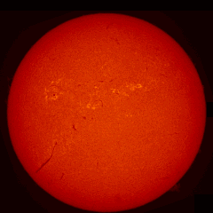 Image of Sun's chromosphere