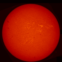 Image of Sun's chromosphere