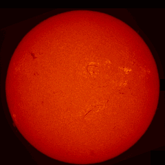 Image of Sun's chromosphere