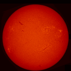 Image of Sun's chromosphere