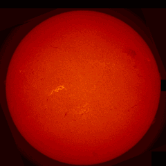 Image of Sun's chromosphere