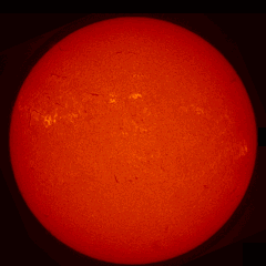 Image of Sun's chromosphere