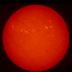 Image of Sun's chromosphere