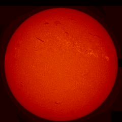 Image of Sun's chromosphere