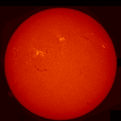 Image of Sun's chromosphere