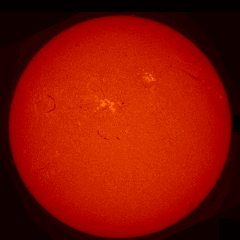 Image of Sun's chromosphere