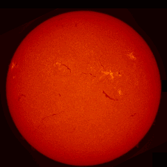 Image of Sun's chromosphere