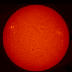 Image of Sun's chromosphere