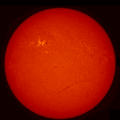 Image of Sun's chromosphere