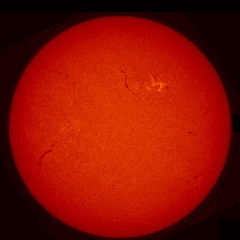 Image of Sun's chromosphere