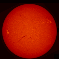 Image of Sun's chromosphere