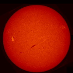 Image of Sun's chromosphere