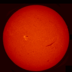 Image of Sun's chromosphere