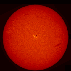 Image of Sun's chromosphere