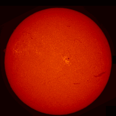 Image of Sun's chromosphere