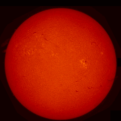 Image of Sun's chromosphere