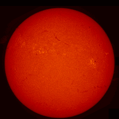 Image of Sun's chromosphere