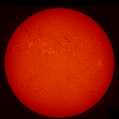 Image of Sun's chromosphere