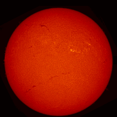 Image of Sun's chromosphere